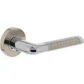 Intersteel Deurkruk Marion op rozet - chroom/nikkel mat