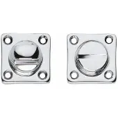 Intersteel | Rozet toilet-/badkamersluiting | Vierkant | Chroom