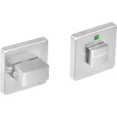 Intersteel Rozet vierkant met toilet-/badkamersluiting 5mm 53x8mm - RVS