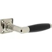 Intersteel Deurkruk Ton Basic op rozet - nikkel glans/zwart
