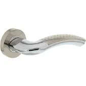 Intersteel Deurkruk Sharon op rozet - chroom/nikkel mat