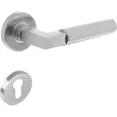 Intersteel Deurkruk Baustil op rozet met profielcilinderrozetten - RVS