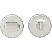 Intersteel Rozet met toilet-/badkamersluiting 5mm verdekt 53x10mm - RVS