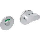 Intersteel | Rozet toilet-/badkamersluiting | Rond | Plat | RVS Geborsteld