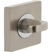 Intersteel | Rozet toilet-/badkamersluiting | Vierkant | Chroom/Nikkel Mat