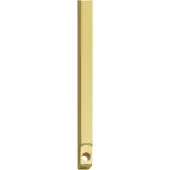 Intersteel stangenset tbv pomp-espagnolet 2x125cm - messing gelakt