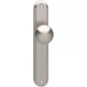 Intersteel Knop op blind schild nikkel mat