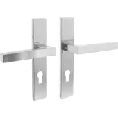 Intersteel Deurbeslag | Deurkruk met cilinderschild | | Vierkant | 72