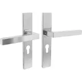 Intersteel Deurbeslag | Deurkruk met cilinderschild | | Vierkant | 55