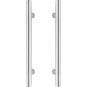 Intersteel Deurgrepen per paar T-vorm 1200x70x25 HoH 1000mm - RVS