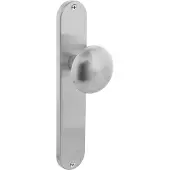 Intersteel Knop langschild blind rvs