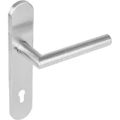 Intersteel deurklink Jura op verdekt schild ovaal PC92 mm rvs