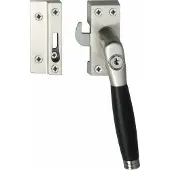 Intersteel Raamsluiting rechts Ton 222 SKG1 afsluitbaar - nikkel mat/ebbenhout