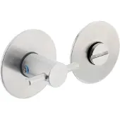 Intersteel Rozet renovatie met toilet-/badkamersluiting 5mm zelfklevend plat 55x2mm - RVS
