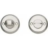 Intersteel Rozet toilet-/badkamersluiting schroefgat nikkel mat