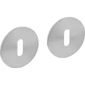 Intersteel | Magneet rozet | Rond met sleutelgat | RVS Geborsteld