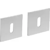 Intersteel | Magneet rozet | Vierkant met sleutelgat | RVS Geborsteld