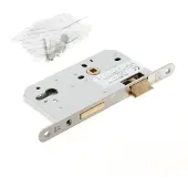 Nemef 649/46 Paniekdeurslot | DM60mm | PC72mm | krukgat 8mm gedeeld | voorplaat RVS 20x235mm afgerond | messing dag- en nachtschoot | DR 2 - 9064946654
