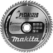 Makita Afkortzaagblad voor Hout | Efficut | Ø 260mm Asgat 30mm 60T - B-67234