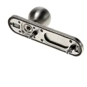 Bouwsales Knopschild bolmodel afgerond ASL roestvaststaal blind