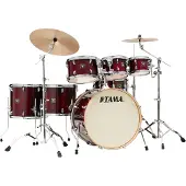 Tama Superstar Classic Exotix 22" 7pc Gloss Garnet Lacebark Pine