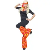 Finidi Beenwarmers en hoofdband groovy style oranje (oranje)