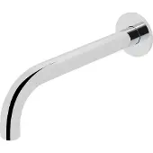 Wiesbaden Caral baduitloop rond 25 cm 1/2'' chroom