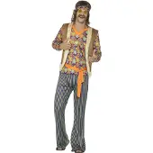 Smiffys Jaren 60 zanger pak hippie