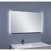 Wiesbaden Duo spiegel rechthoek met LED, dimbaar en spiegelverwarming 102 x 60 cm
