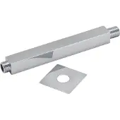 Mueller Cube luxe douche-arm vierkant plafondbevestiging 20cm chroom