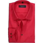 Casa Moda overhemd rood katoen Comfort Fit