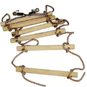 Hermic Touwladder met 6 sporten diam. 3,5x40 cm lengte 220 cm pp-touw