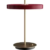 UMAGE Design Tafellamp Asteria Table, dimbaar, rood, Woon-/ Eetkamer, Aluminium, Design, tafellamp