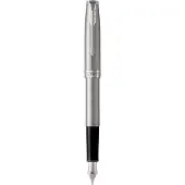 Parker Sonnet-vulpen | Roestvrij staal met palladium rand | Medium penpunt | Cadeauverpakking