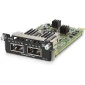 HP Aruba - Uitbreidingsmodule - 40 Gigabit QSFP+ x 2 - voor Aruba 3810M 16SFP+ switch met 2 slots