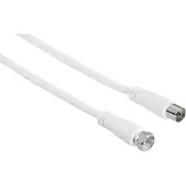 Hama 00122527 coax-kabel 10 m F Wit