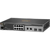 HP Switch 2530-8G, 8x Gigabit Ethernet poorten / 2x SFP poorten, modelnummer J9777A