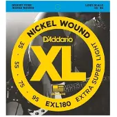 D'Addario EXL180 NICKEL WOUND EXTRA LONG SCALE SUPER LIGHT 35-95