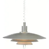 Markslöjd Hanglampe , KIRKENES, dimbare, Grijs, Woonkamer, Metaal, Modern