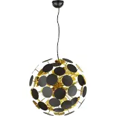 TRIO DISCALGO - Hanglamp - Zwart mat - excl. 6x E14 4 W - Plafondbevestiging - In hoogte verstelbaar