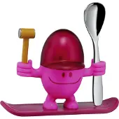WMF Kids McEgg - Eierdopje - Roze - Inclusief Lepel - Leuk Design - Geschikt voor Kinderen