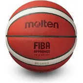 Molten BG5000 Premium Leder-Basketball – Offizieller FIBA-Spielball – Größe 7