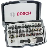 Bosch Sets Prof (32-delige set schroefbit PH1-PH2 (2x)-PH3/ PZ1-PZ2 (2x)-PZ3/ HEX3-HEX4-HEX5-HEX6/ T10-T15-T20-T20-T25-T27-T30-T40) - 2607017564