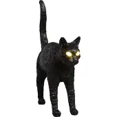 Seletti Jobby the cat lamp - zwart