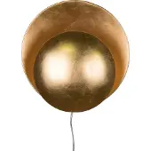 Globen Lighting Wandlamp ORBIT, messing / goud, Woon-/ Eetkamer, metaal, Design, wandlamp
