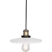 Globen Lighting Hanglampe , COBBLER, dimbare, Wit, Eetkamer, Glas, Vintage / Retro