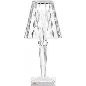Kartell Tafellampe , Big Battery, Doorzichtig, Woonkamer, Kunststof, Designer