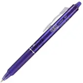 Pilot FriXion Clicker Intrekbaar Rollerballpen Paars 0,35 mm Medium Kegelvormig Navulbaar