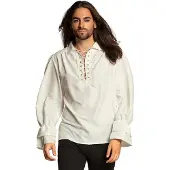 Boland - Shirt Piraat wit (XL) - Volwassenen - Piraat - Piraten