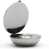 Design House Stockholm Shell theelichthouder nikkel